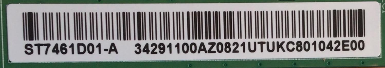 T-CON PARA TV TCL / NUMERO DE PARTE 34291100AZ / TD-000L / PANEL LVU750NDJL / DISPLAY ST7461D01-A / MODELO 75S535 - Imagen 2